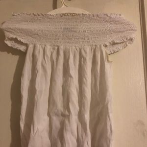 Brandy Melville Scrunch Off thé Shoulder Top